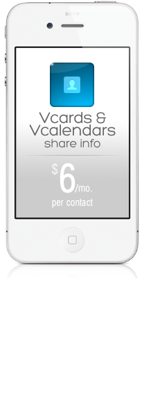 Mobile VCards and VCalendars for the mobile Web Á la carte