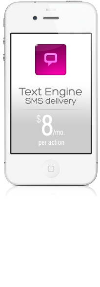 Mobile SMS / Text Engines for the mobile Web Á la carte